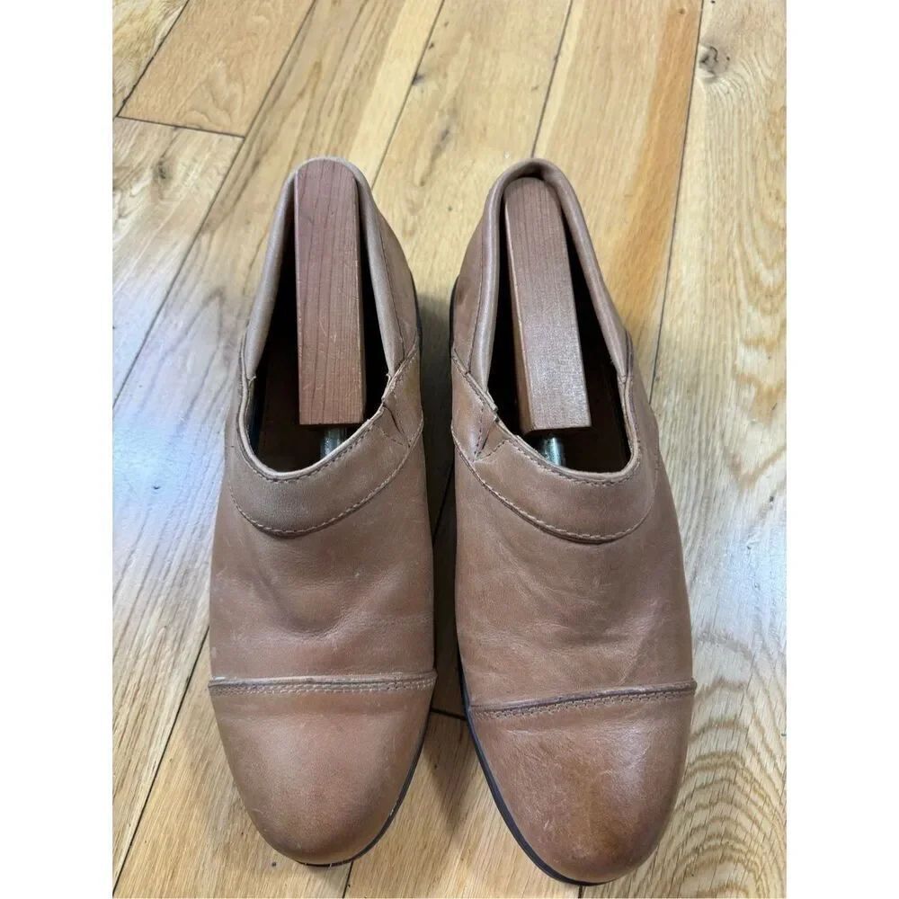 Ariat Womens Brown Leather Sport Mule Clogs Size 9.5